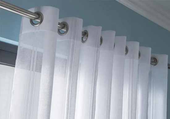 Cortinas de Tela con Barras de Acero - Image 2