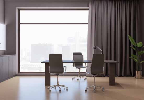 Cortinas de Tela para Oficina